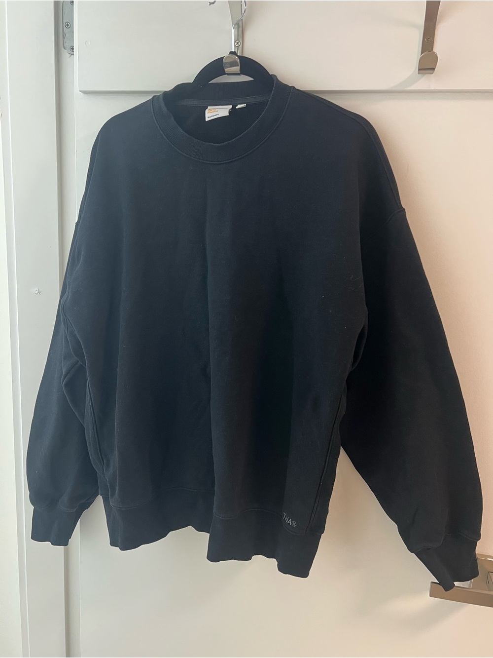 TNA Terry Fleece boyfriend fit Crew